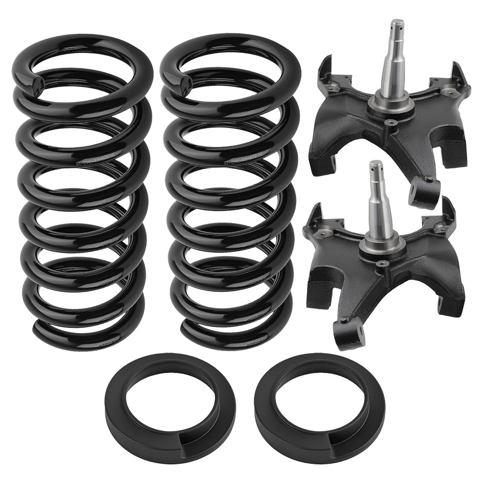 4-5" Drop Spring Spindle Kit for Chevy Silverado GMC Sierra C1500 C2500 (1988–1998)