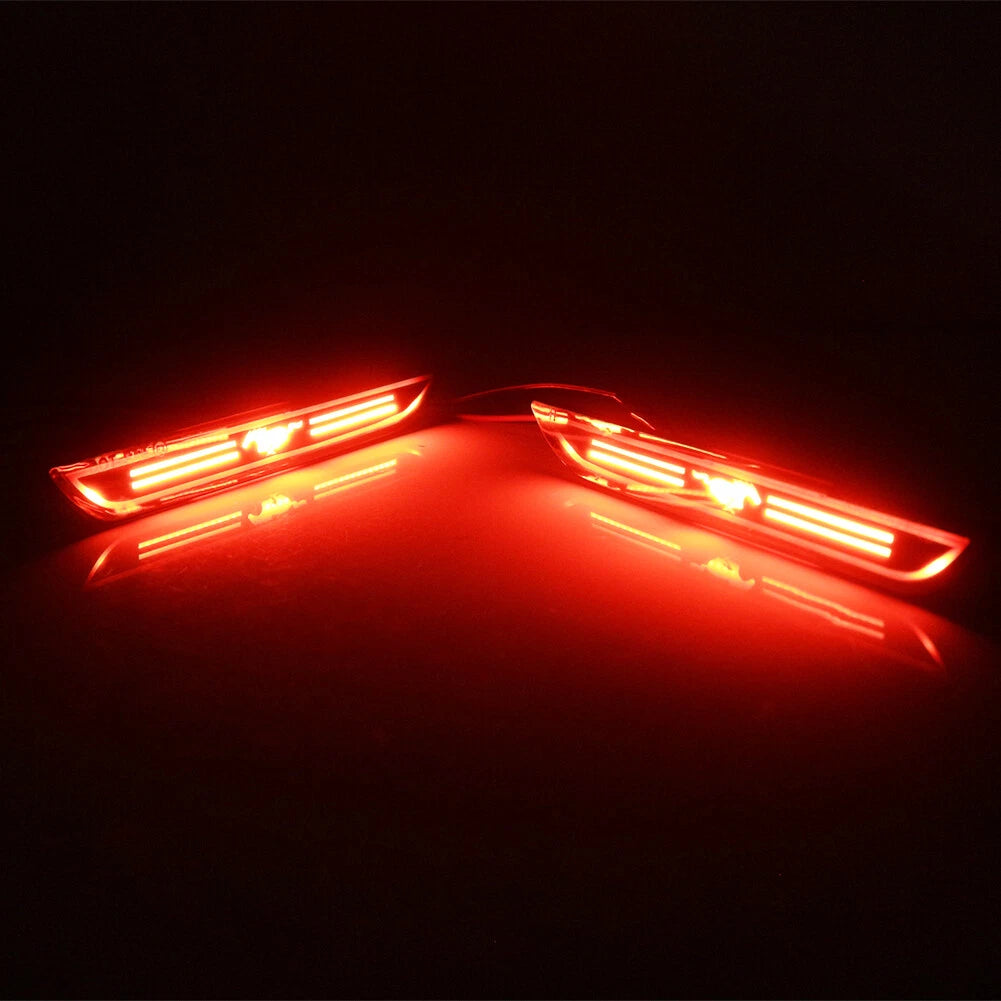LED Side Marker Lights for Ford Mustang (2015–2021) - Smoked Black Lens
