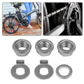 12mm Steel Hub Motor Nuts with Safety Washer for Ebike