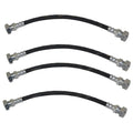 Brake Hose 4x Front & Rear L/R for Suzuki Mighty Boy (1984-1989)