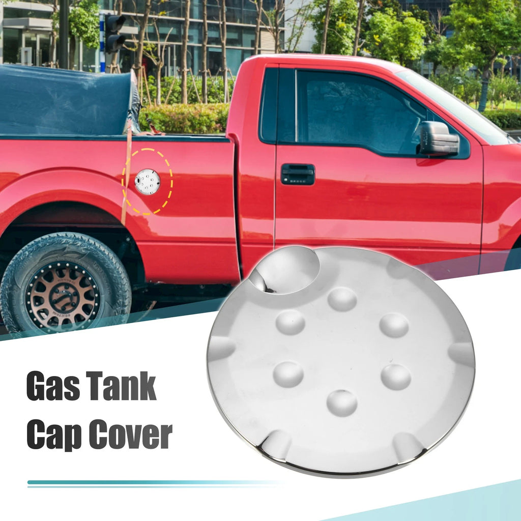 Chrome Plated Fuel Tank Filler Cap Cover for Ford F-150 