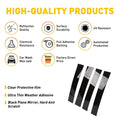 Set of 4 Black Pillar Post Covers for Cadillac Escalade (2007–2014)