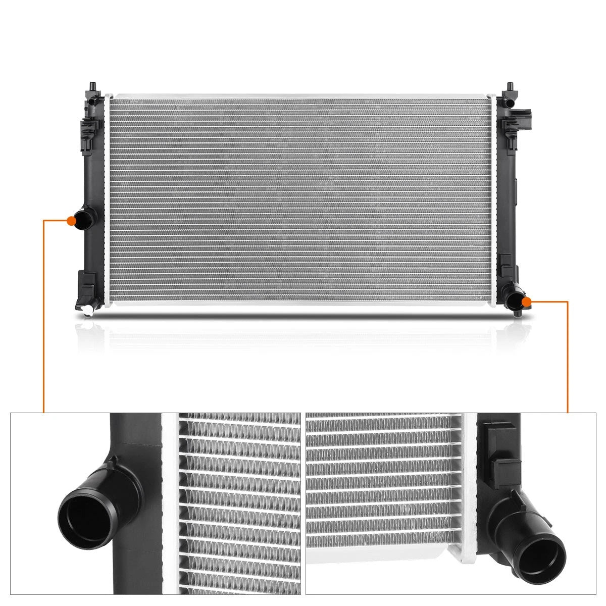 Aluminum Cooling Radiator DPI-13825 for Corolla Hatchback/UX200/UX250H (2019–2020)