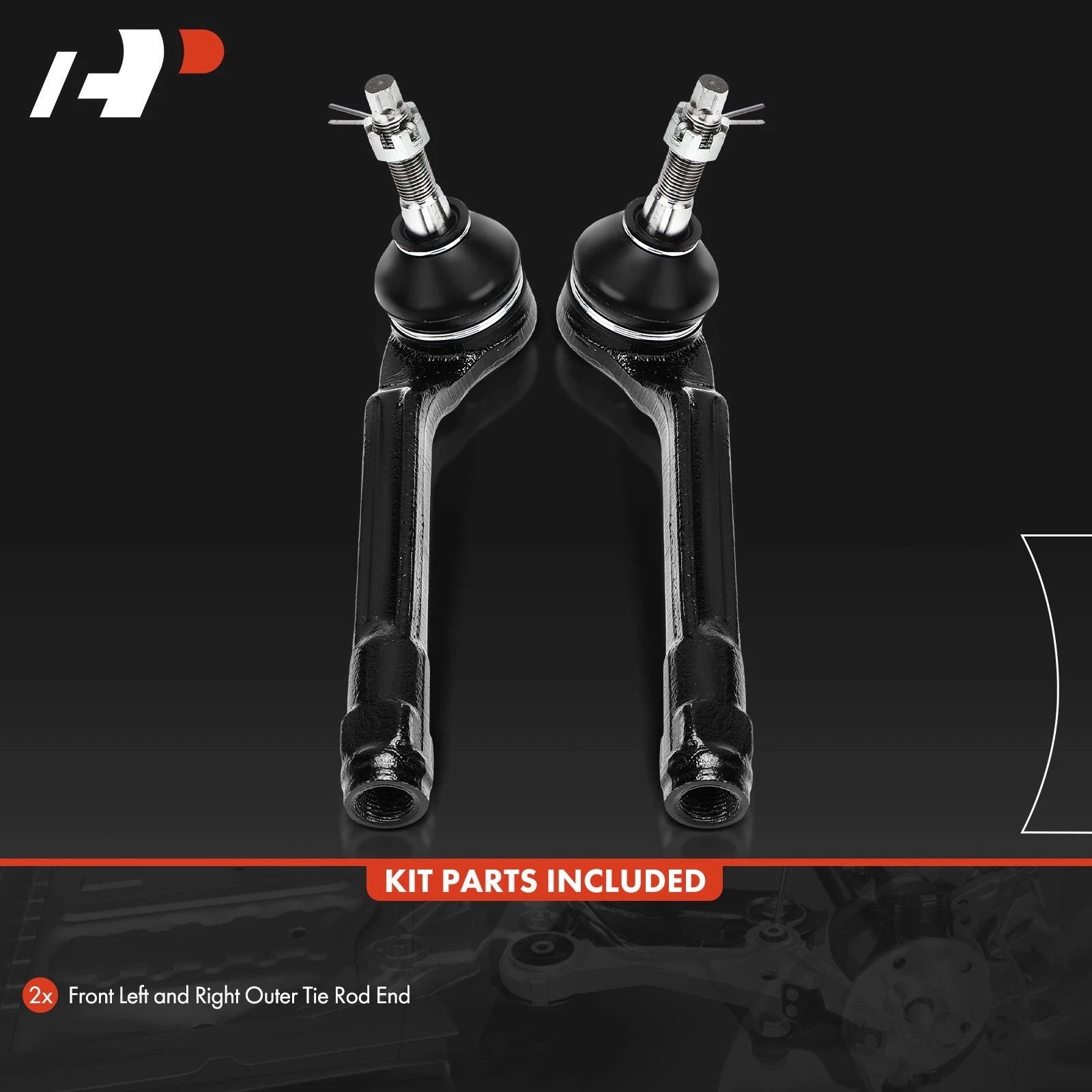 2X Front Outer Tie Rod End for Kia Sportage (2003) & Hyundai Tucson (2022–2024)