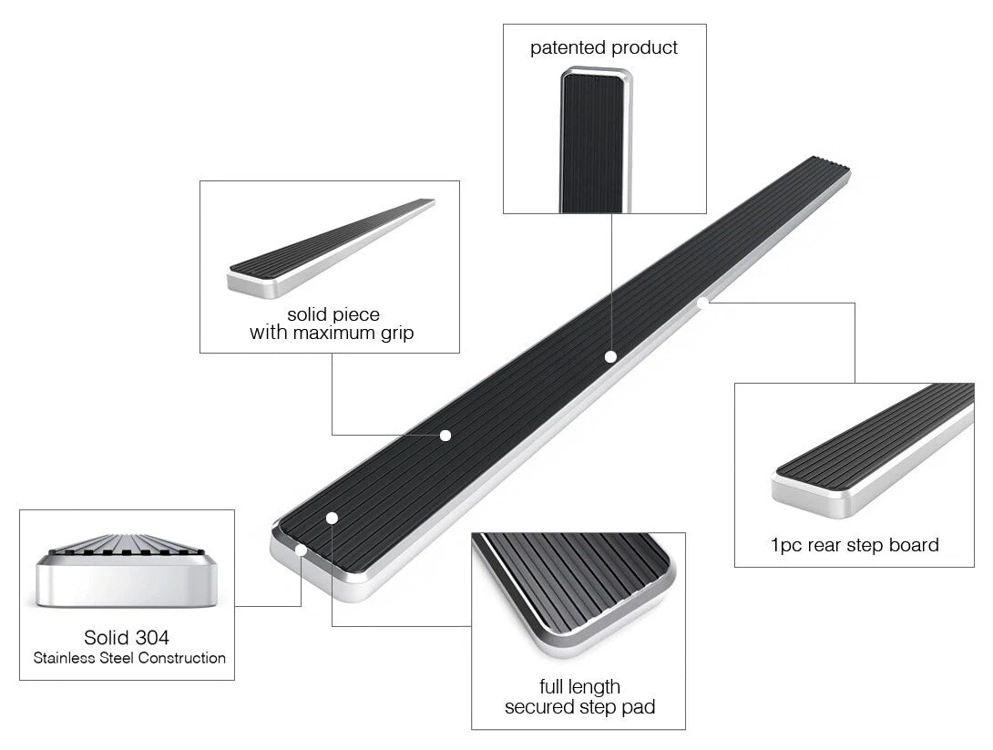 5-Inch Rear Step Bar for Ford Transit Full Size Van (2015-2026)