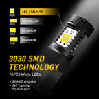 2X LED Reverse Backup Light Bulbs for AUXITO (USA)
