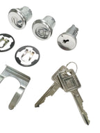 Door and Ignition Lock Key Cylinder Set Replacement for Chevy Impala (1966–1967)
