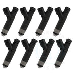 Set of 8 Black Fuel Injectors for Jeep Grand Cherokee (1999–2000)