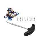 Stainless Exhaust Pipe Muffler Mounting Springs Hooks for Motorcycle