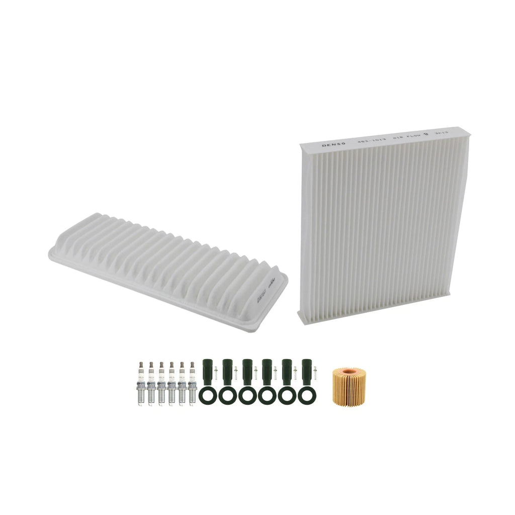 Tune Up Kit with NGK 6 Spark Plugs & Boots for Highlander 3.5 V6 (2008–2019)