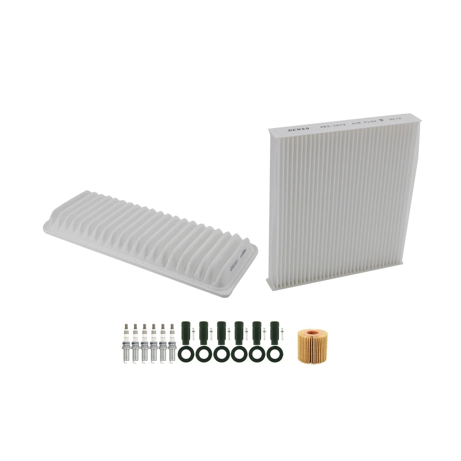 Tune Up Kit with NGK 6 Spark Plugs & Boots for Highlander 3.5 V6 (2008–2019)