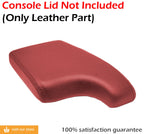 Center Console Lid Armrest Cover for Acura ILX (2013–2022) Red Leather