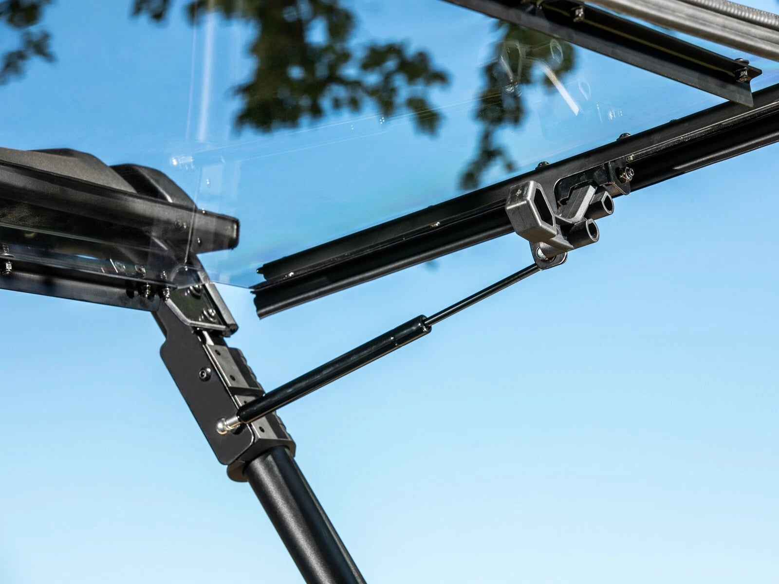 Scratch Resistant Flip Windshield for Kawasaki Mule Pro FXR (2018–2023)