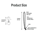 Elastic snowboard leash cord with steel buckle for secure load attachment