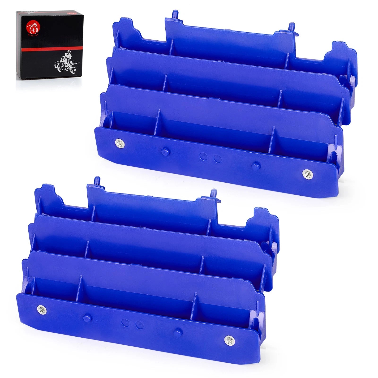 Pair Blue Radiator Guard Louver for Yamaha YZ125 YZ250 (2015–2023)