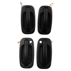 Black Plastic Door Handle Set for GMC Yukon (1999–2006) 4PC