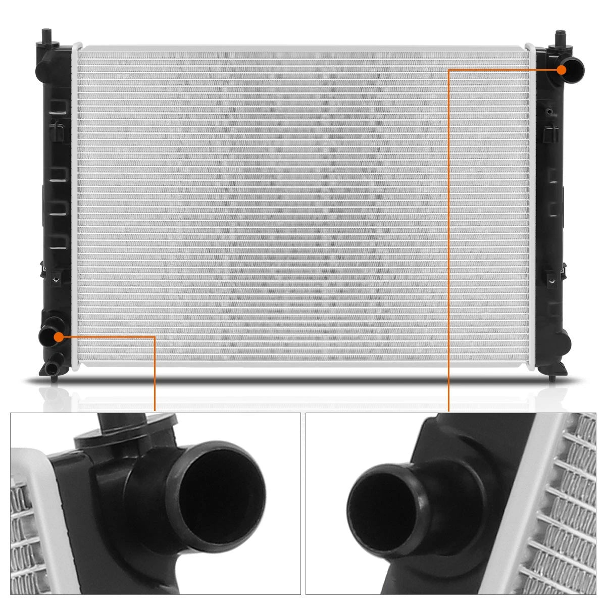 Aluminum Core Cooling Radiator for Mazda MPV (2002–2006) DPI-2456