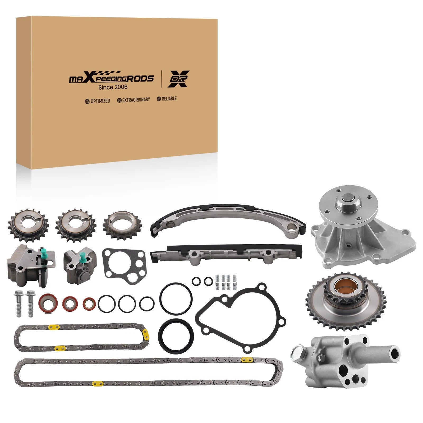 Timing Kit with Water Pump for Nissan Frontier 2.4L (1998–2004)