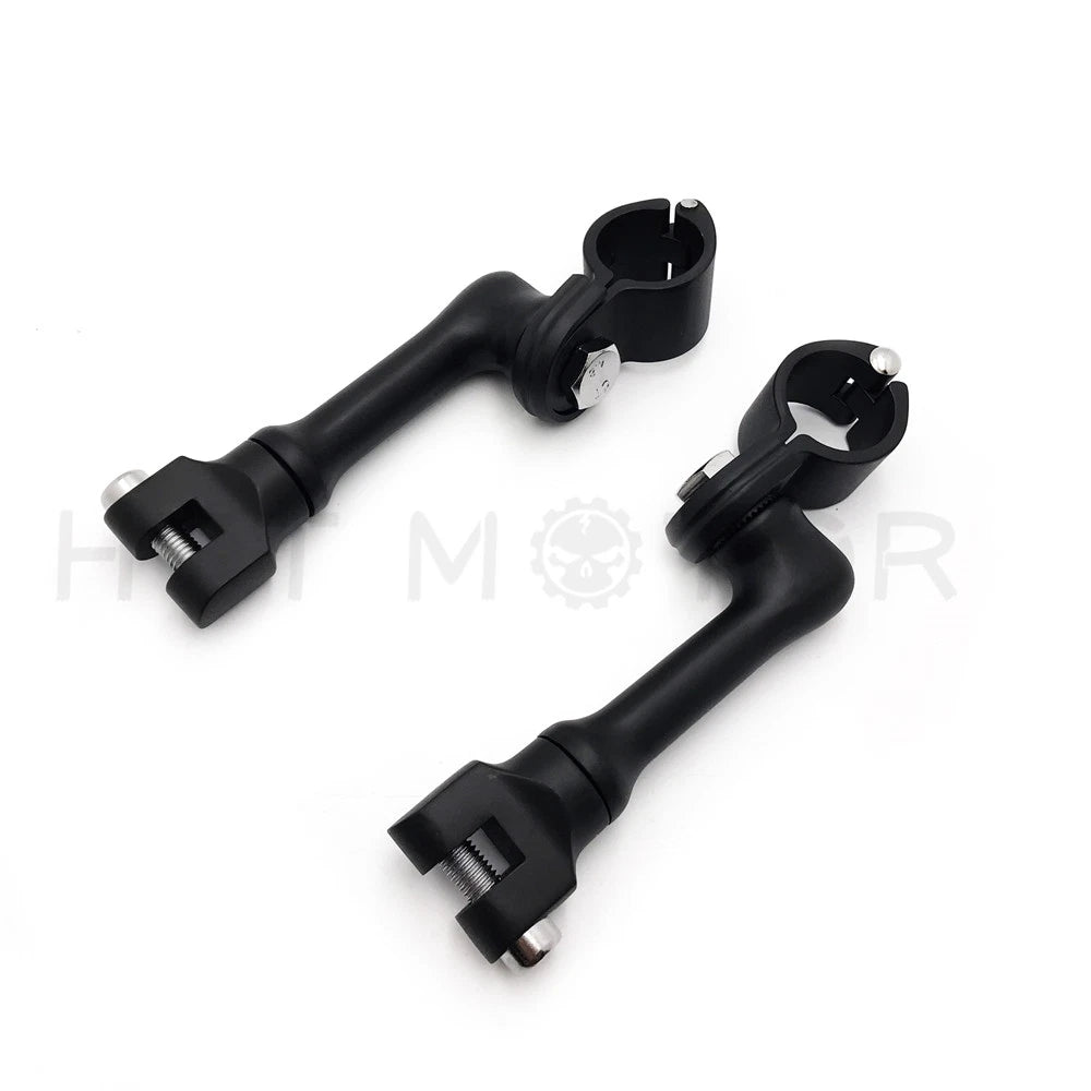 1" Engine Guard Crash Bar Footpeg Clamps for Kawasaki