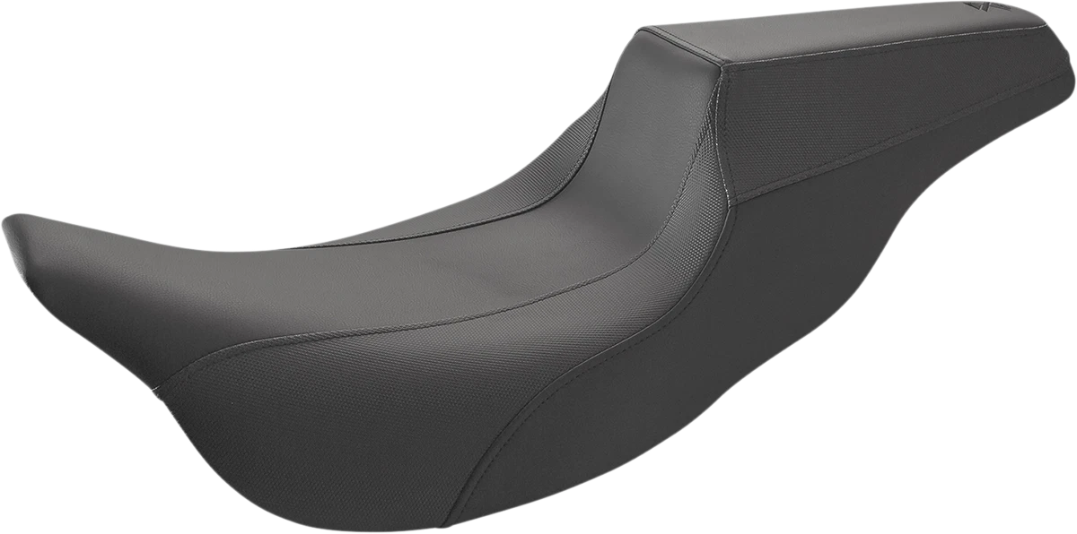 SADDLEMEN FXR Division Signature Series Seat for FLH/FLT (Black, Gripper)