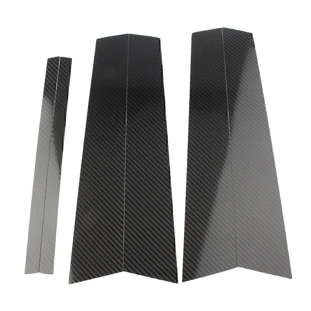 Carbon Fiber B Pillar Trim Covers for BMW X1 (2011-2015)