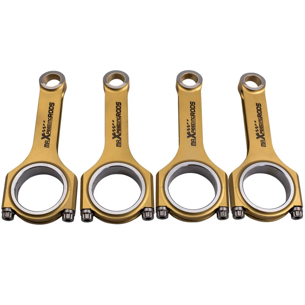 Titanize Forged 4340 EN24 H-Beam Connecting Rods for Ford EcoBoost 2.0 (2011–2019)