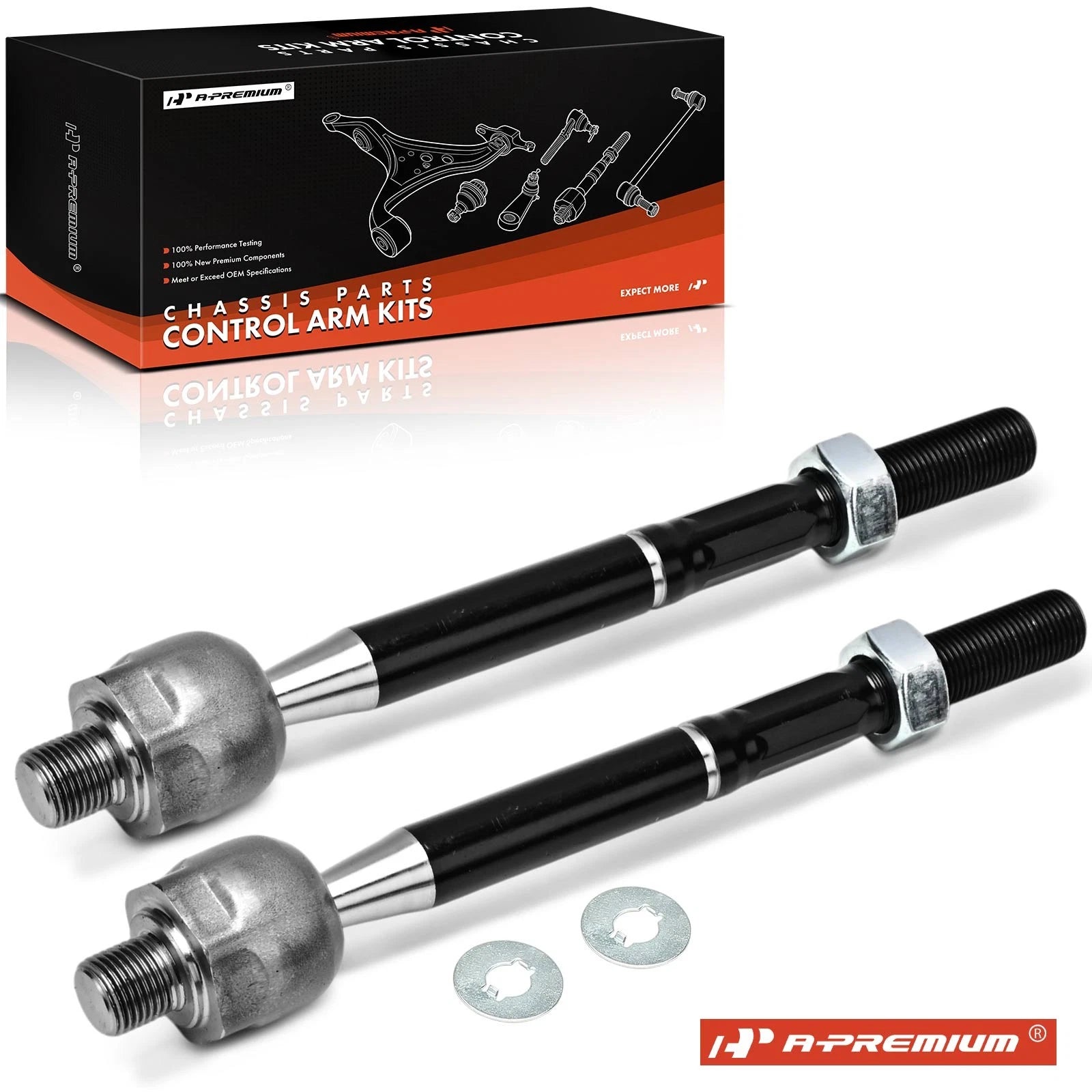 2X Front Inner Tie Rod End for Kia Soul (2014–2019) Soul EV (2015–2019)
