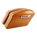 Hard Saddlebags for Harley Road Electra Street Glide (2014–2024) Amber Whiskey