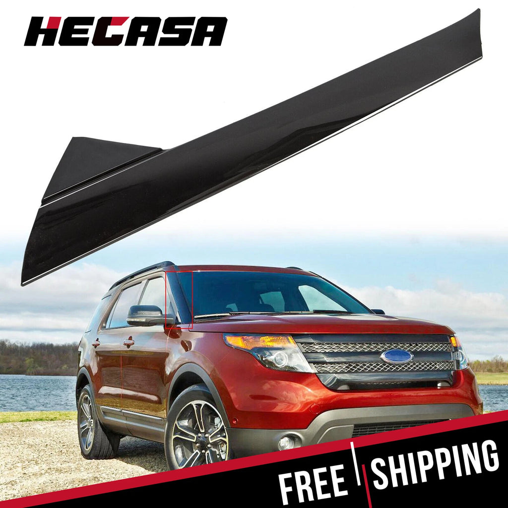 Windshield Outer Trim Molding Right RH for Ford Explorer (2011–2019)