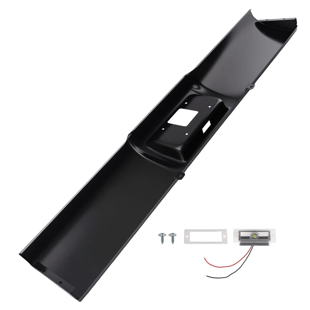 Rear Roll Pan for Chevrolet K2500 Suburban (1992–1999) Steel Black Primed