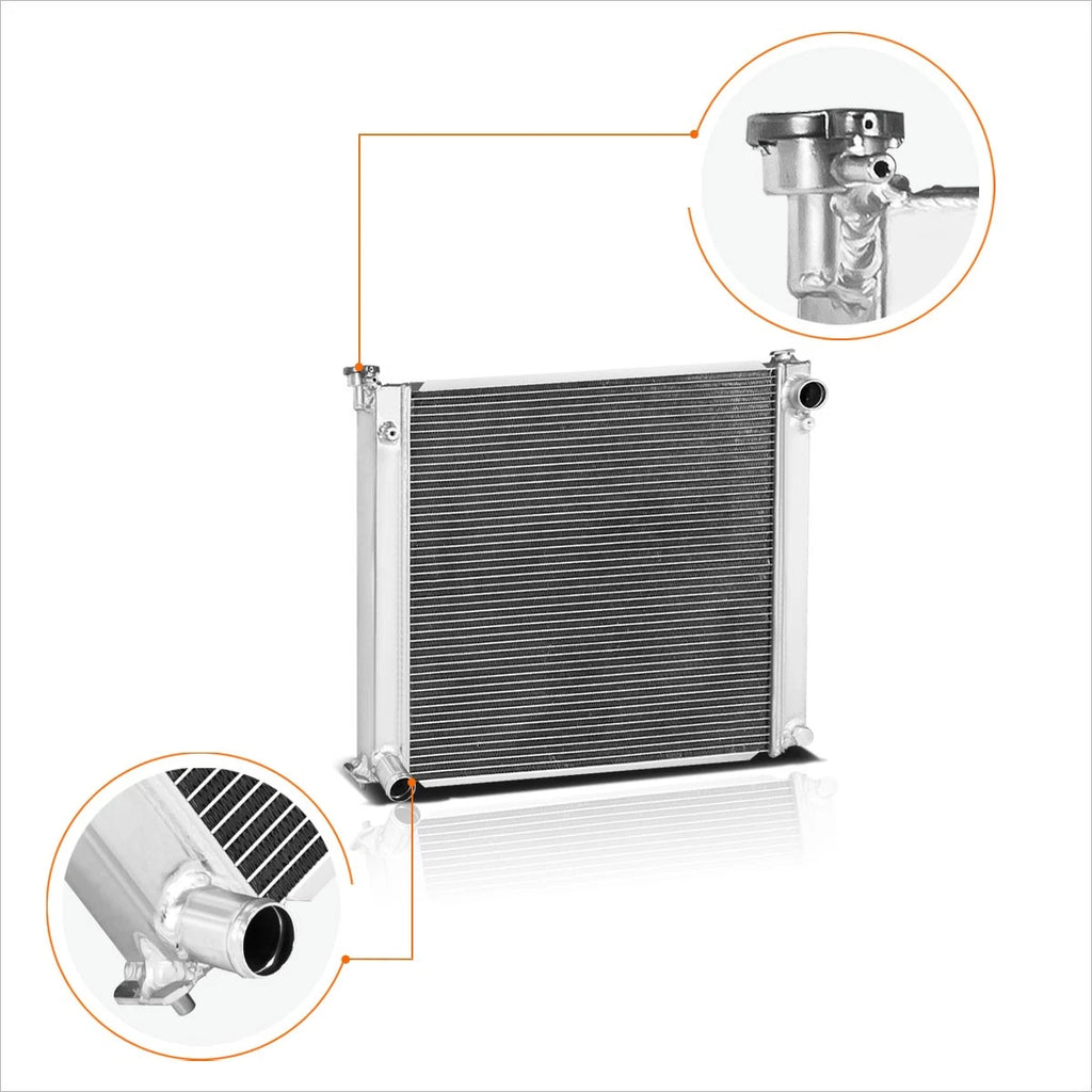 Aluminum 2-Row Performance Racing Radiator for Nissan 300ZX Turbo (1990–1996)