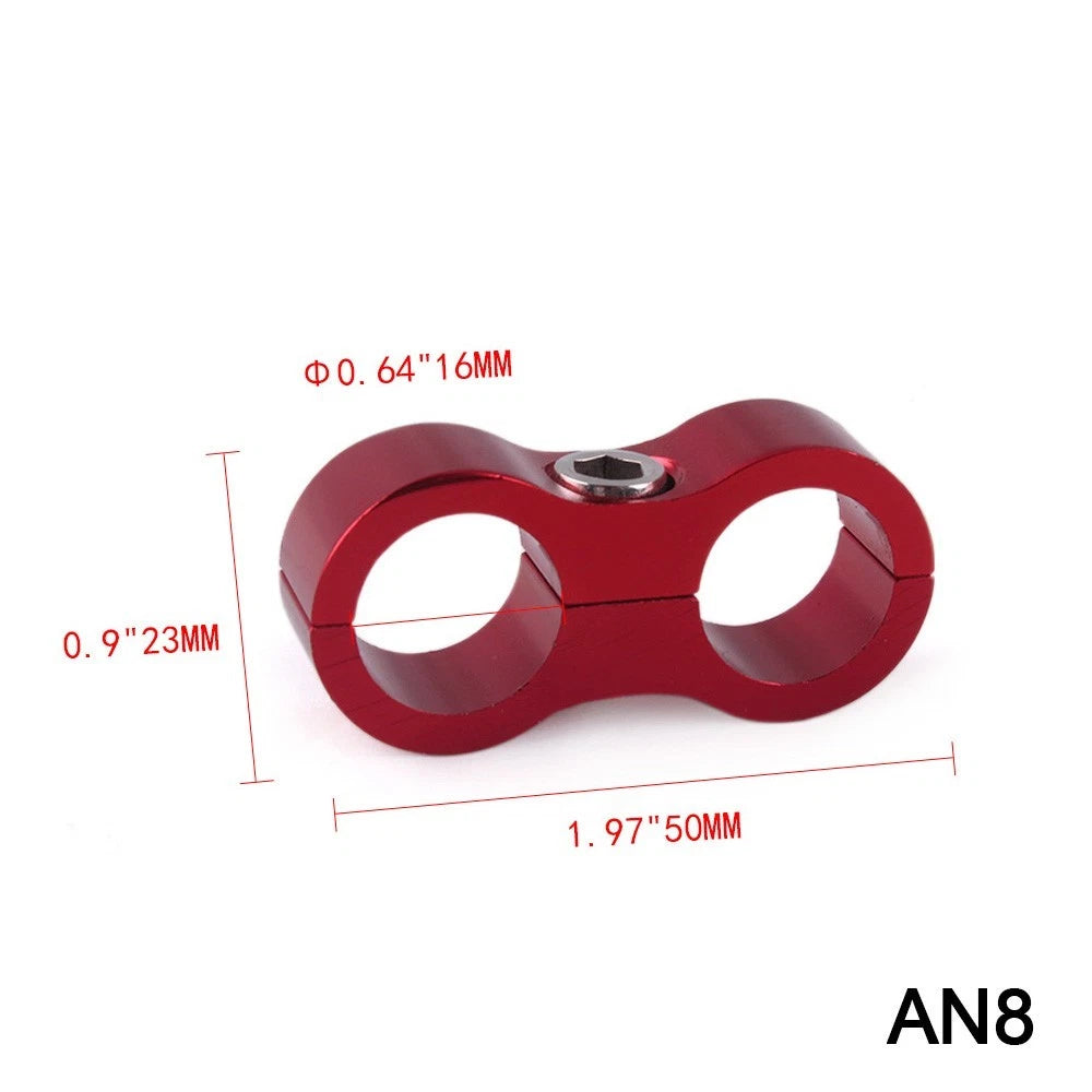 Hose Separator Clamp for Oil/Fuel Hose Line 8AN