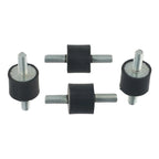 Set of 4 Rubber Buffer Accessories for Noise Reduction