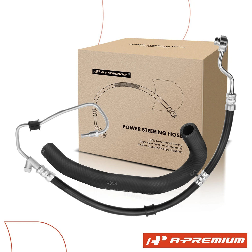2X Power Steering Pressure & Reservoir Line Hose for Honda Accord (1998–2002)