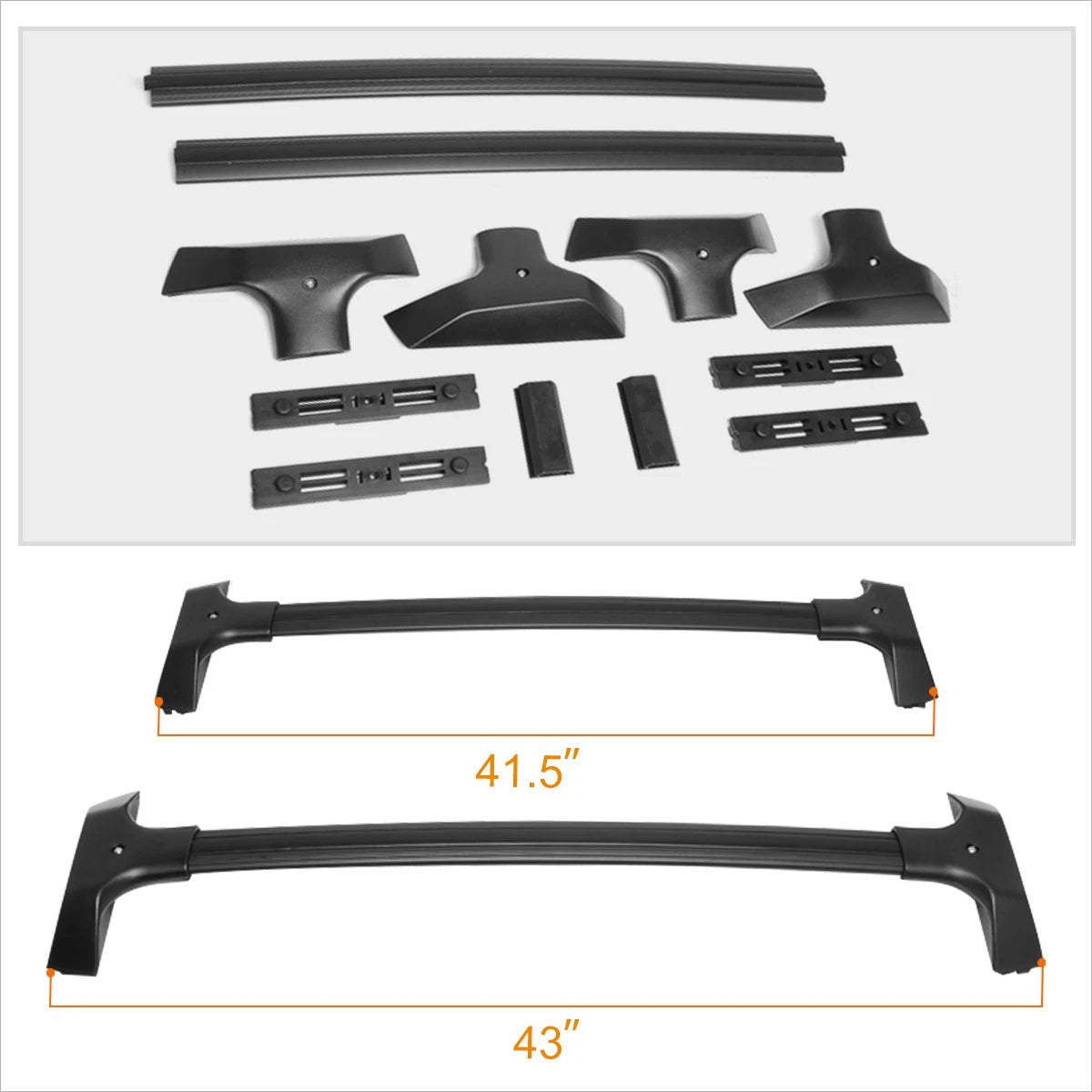 Aluminum Roof Rack Crossbar for Chevy Traverse (2009–2017)