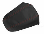 Leather Console Lid Armrest Cover for Kia Sportage (2011–2016) Red Stitch