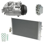 AC Compressor Kit with Condenser Replacement for BMW X3 2.0L 2.3L (2016–2019)