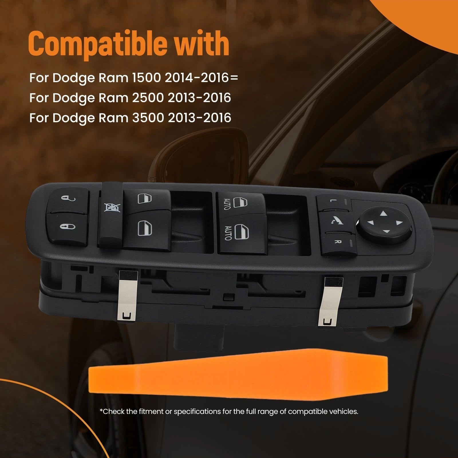 Power Window Switch for Dodge Ram 1500 2500 3500 (2013–2016)