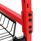 Rolling Parts Storage Rack for Auto Body Repair Shop
