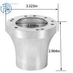 Chrome Steering Wheel Hub Adapter for Club Car DS Golf Cart (1985–Present)