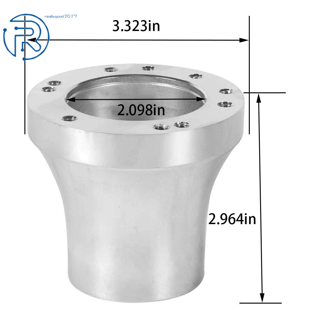 Chrome Steering Wheel Hub Adapter for Club Car DS Golf Cart (1985–Present)