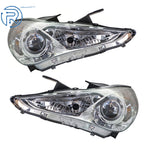 Set of Chrome Headlights for Hyundai Sonata (2011-2014)