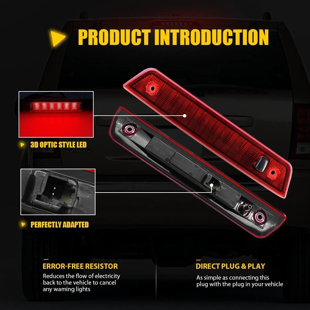 Red LED Third Brake Tail Light for Jeep Grand Cherokee (2005–2010) EPY