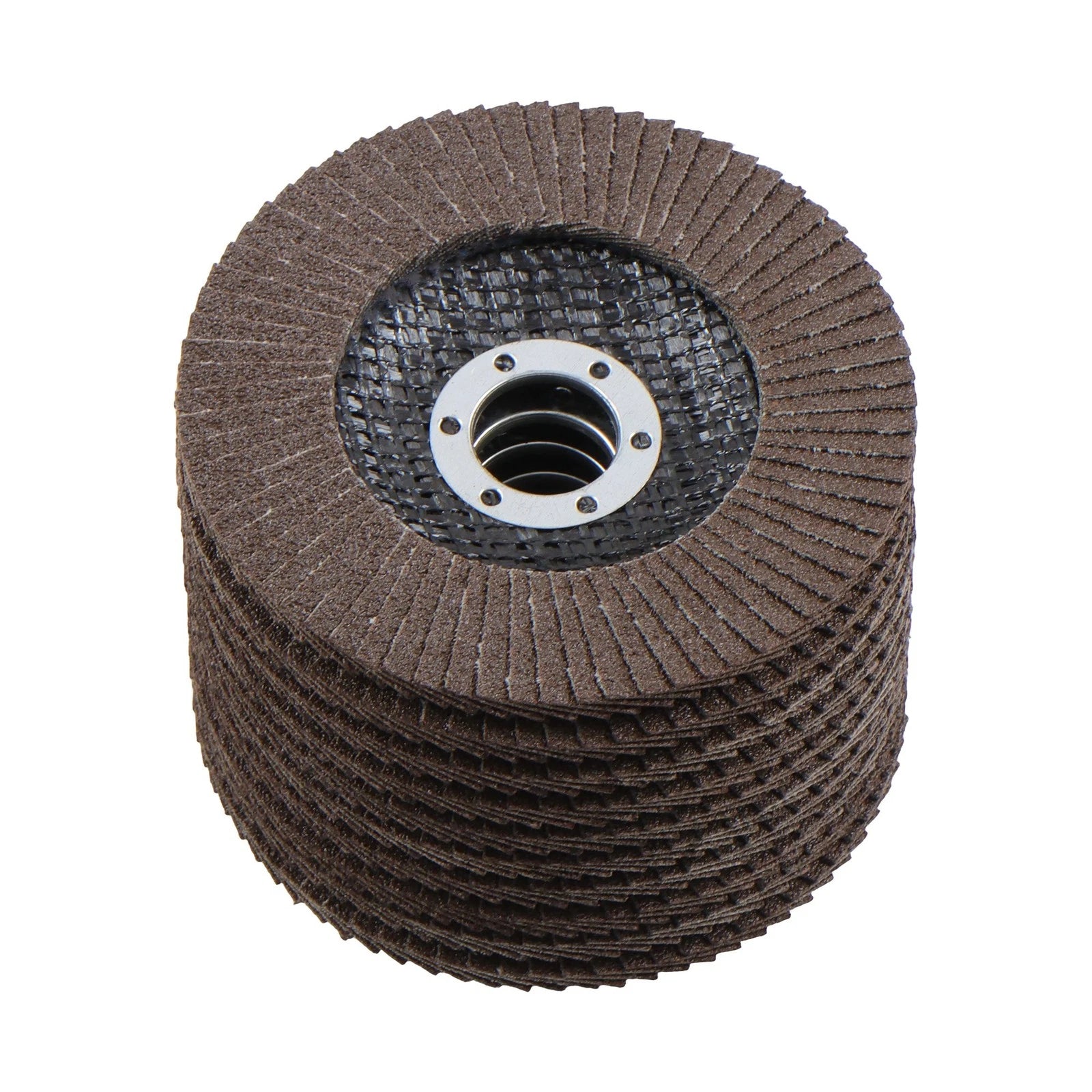10 Pack Flap Discs 4-1/2" x 7/8" 80 Grit for Grinding
