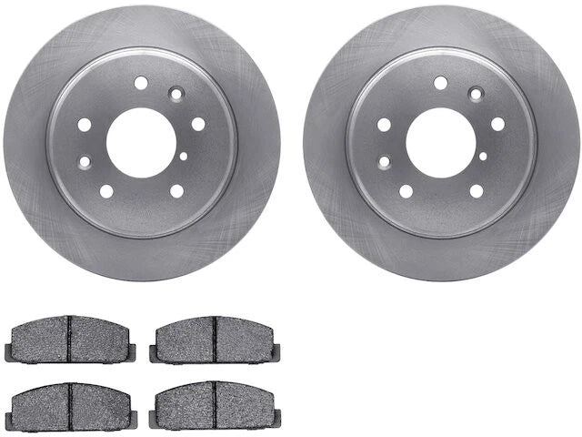Rear Brake Pad and Rotor Kit for Mazda RX7 (1986–1991) PK651HN