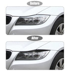 1 Pair Headlight Eye Lid Cover Sticker for BMW E90 (2006–2011) Carbon Fiber