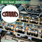 Set of 5 Oil Seal Rotary Shaft Seal FKM Rubber 25x40x8mm