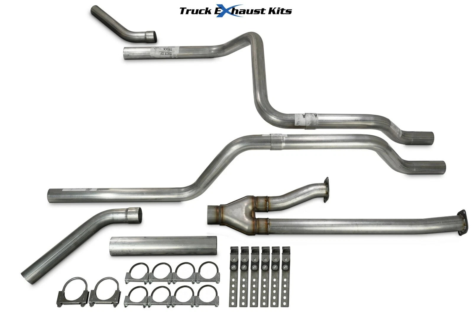 2.5" Dual Exhaust Kit for Toyota Tundra (2009–2013) No Muffler Corner Exit
