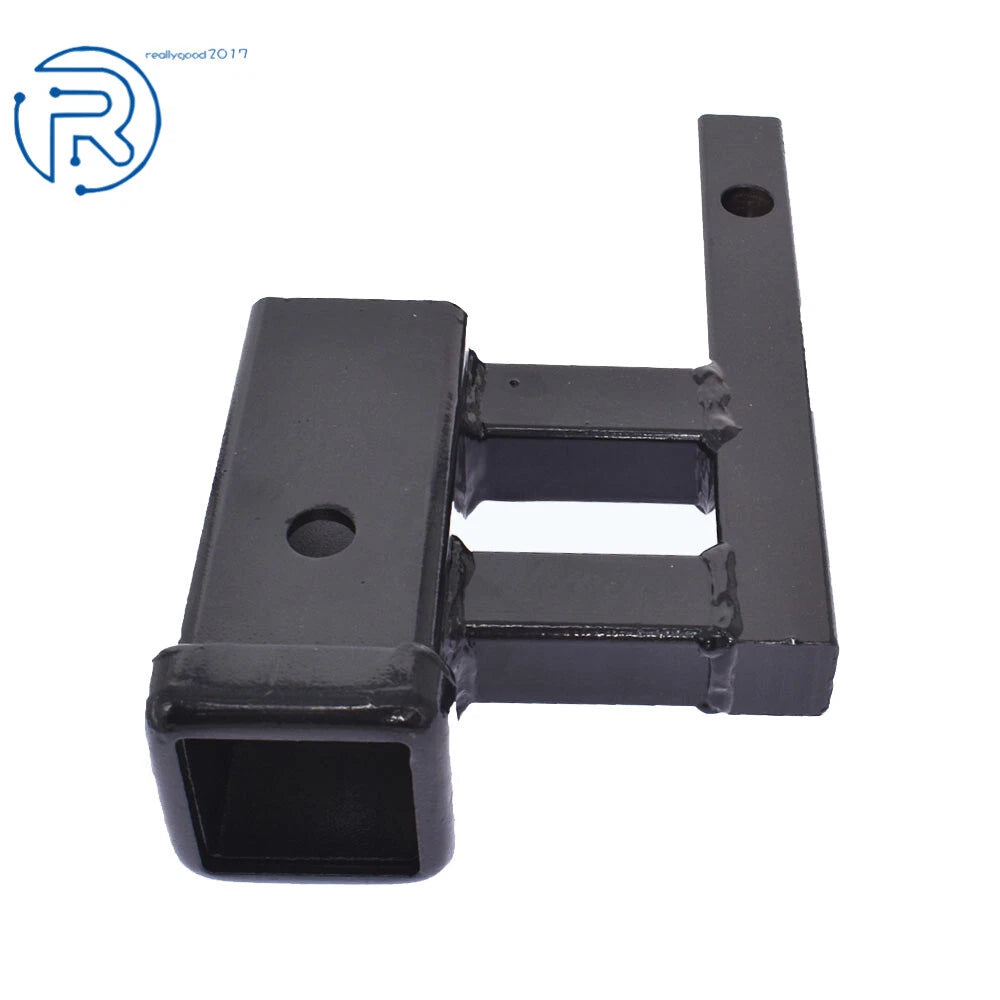 Trailer Hitch Receiver Tow Adapter Extender 1-1/4" to 2" for