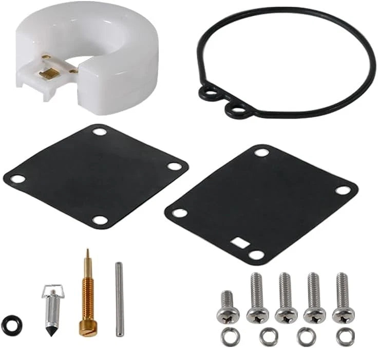 Carburetor Repair Kit for Yamaha 3 6 8 HP Outboard Engines (6G1-W0093, 6N0-W0093)